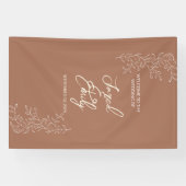 ようこそ結婚の垂直バナー 横断幕 (横)