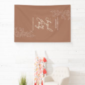 ようこそ結婚の垂直バナー 横断幕 (インサイチュ)