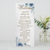 ようこそ結婚の埃っぽい青い水色の花 プログラム (スタンド正面)