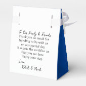 ようこそ結婚の紙 フェイバーボックス (裏面サイド)