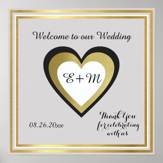 ようこそ結婚愛のエレガント披露宴 ポスター (正面)