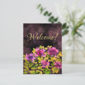 ようこそ絵を描水の色で ポストカード (スタンド正面)