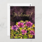 ようこそ絵を描水の色で ポストカード (正面/裏面)