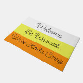 ようこそ警告我々は少し変な偽りである ドアマット (アングル)