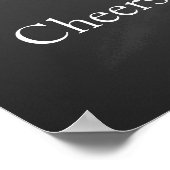 ようこそ退職パーティー記号 ポスター (角)