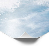 ようこそ青い波 フォトプリント            (角)