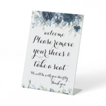 ようこそ靴のサインを取り除いてくださいフローラ