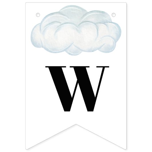 ようこそ飛行機ベビーシャワーペンギン バンティングフラッグ (第3の旗)