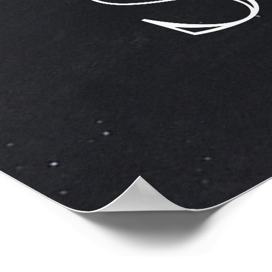 ようこそ魔法表示誕生日 ポスター (角)