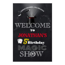 ようこそ魔法表示誕生日