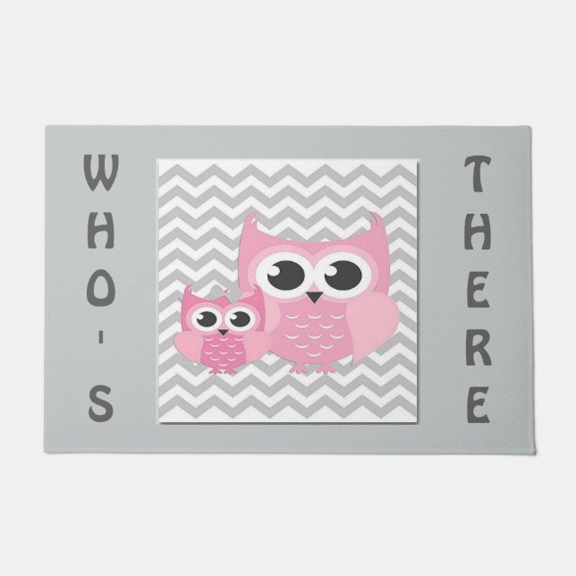 ようこそ18インチx 24インチドアマット/フール ドアマット (正面)