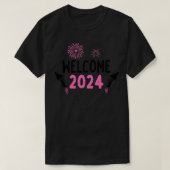 ようこそ2024 2 Tシャツ (デザイン正面)