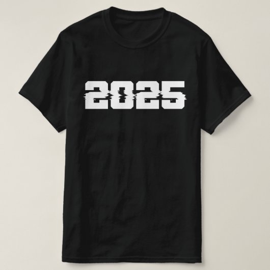 ようこそ2025 - Happy New Year 2025 Tシャツ (デザイン正面)