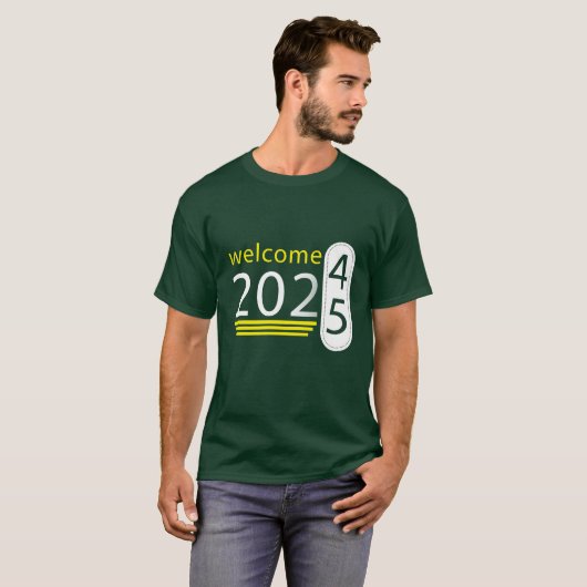 ようこそ2025 Tシャツ (正面フル)