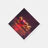 ようこそ2026年ハッピーニューイヤー スタンダードカクテルナプキン (角)