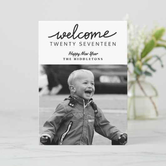 ようこそ217スクリプト新年の写真 シーズンカード (スタンド正面)