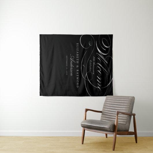 ようこそ25周年記エレガント念銀幕 タペストリー (インサイチュ(横))