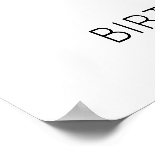 ようこそ40th誕生日パーティーサインウイスキーテーマ ポスター (角)