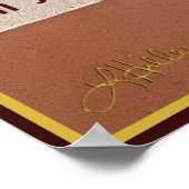 ようこそ5オクロッククラブミッドセンチュリーデザイン ポスター (角)