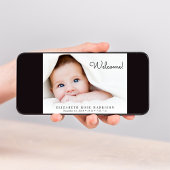 ようこそ5フォトコラージュ誕生 案内状