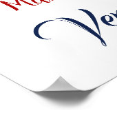 ようこそ7月4日BBQパーティーレッドブルーポスター ポスター (角)