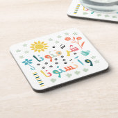 ようこそ/ شرفتونا وآنستونا コースター (左側)