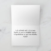 ようこそ、あなたの三連隊の少年たちにおめでとうございます。 カード (内部)