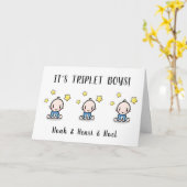 ようこそ、あなたの三連隊の少年たちにおめでとうございます。 カード (黄色い花)