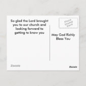 ようこそ ご来場者様へ ポストカード (裏面)