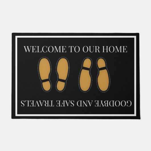 ようこそ&さようなら ドアマット (正面)