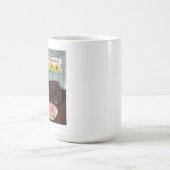 ようこそ、ひまわり、ドーナツ、コーヒー コーヒーマグカップ (中央)
