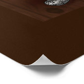 ようこそ、ひまわり、ドーナツ、コーヒー ポスター (角)