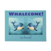 ようこそ，クジラ，新しい家，新しいボート，ドアマット