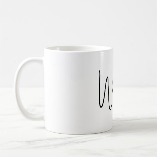 ようこそ コーヒーマグカップ (左)