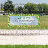 ようこそ-ゴールデンイースターエッグ狩り-テキスト 横断幕 (インサイチュ)