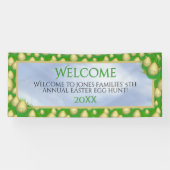 ようこそ-ゴールデンイースターエッグ狩り-テキスト 横断幕 (横)