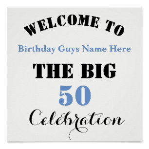 ようこそ…ザBIG 50誕生祝い- ポスター