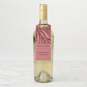 ようこそ ピンクパーム葉 休暇レンタル ボトルネックタグ