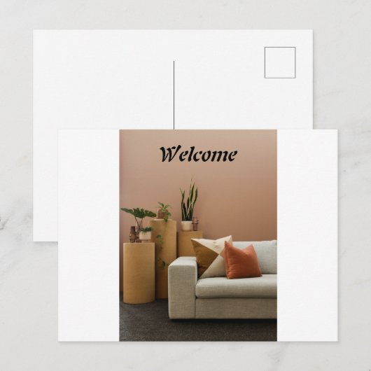 ようこそ ポストカード (正面/裏面)