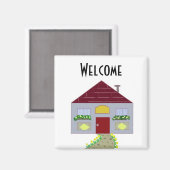 ようこそ マグネット (正面/裏面)