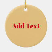 ようこそ、ヴィンテージ鹿、追加、編集文字 セラミックオーナメント (裏面)