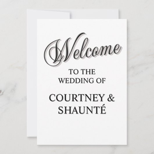 ようこそ 招待状 (正面)