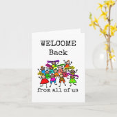 ようこそ、私たち全員から、カード カード (黄色い花)