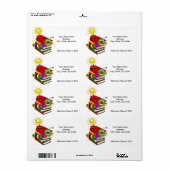 ようこそ 2021年度クラス 本の虫 ラベル (フルシート)