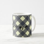 ようこそ – GINGHAM コーヒーマグカップ (正面右)