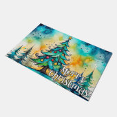 ようこそ | Merry Christmas(メリークリスマス) ドアマット (アングル)