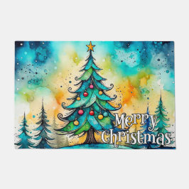 ようこそ | Merry Christmas（メリークリスマス） ドアマット