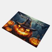 ようこそ – Nefroy 不気味 Pumpkins ドアマット (アングル)