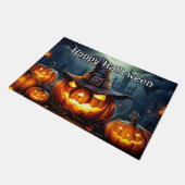 ようこそ – Nefroy 不気味 Pumpkins ドアマット (アングル)