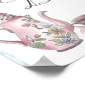 ようこそAlice in Wonderland Teaパーティー赤ちゃんシャワー ポスター (角)